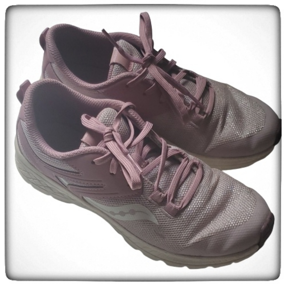 Saucony Light Purple Sparkle Sneakers-4.5